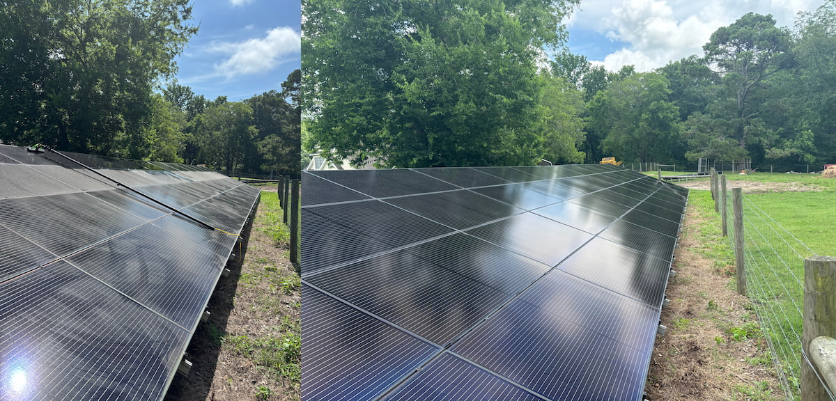 Solar panel cleaning Augusta GA - photo 1